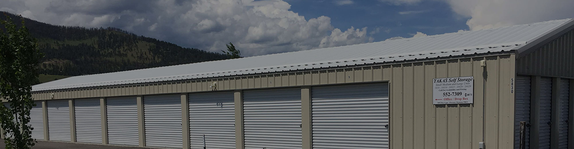 Mini Storage Units Lolo MT Mini Storage Units Florence MT TAKAS